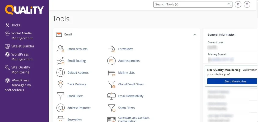 cpanel control panel
